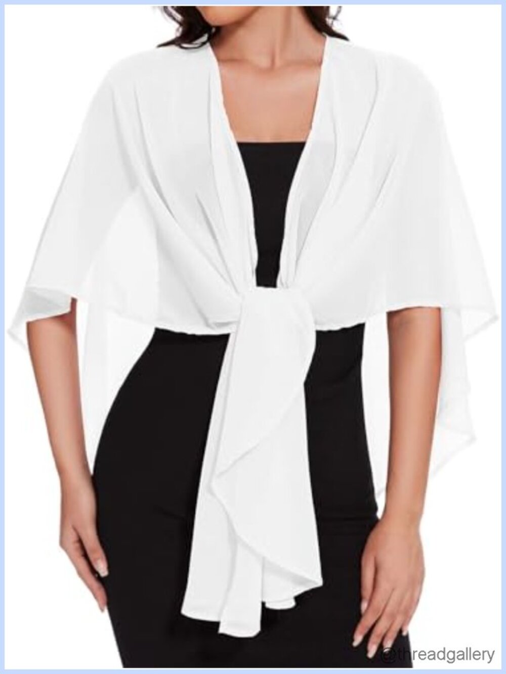 Chiffon Shawl Wrap for Evening Dresses Sheer Cover Up Scarf